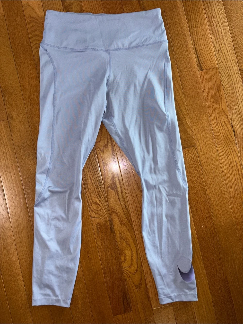 Nike Dri-FIT High Rise Running Leggings Lavender Pocket Size Medium